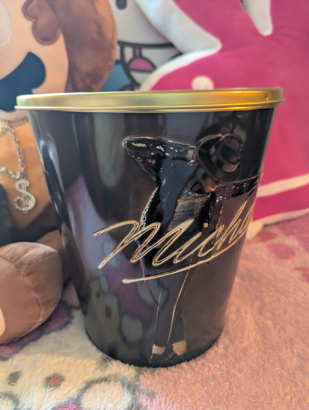Michael Jackson Movie Collectible Popcorn Bucket Decorative Tin